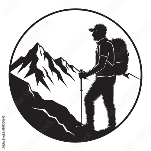 mountains walking vector file