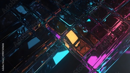 the colored graphic design