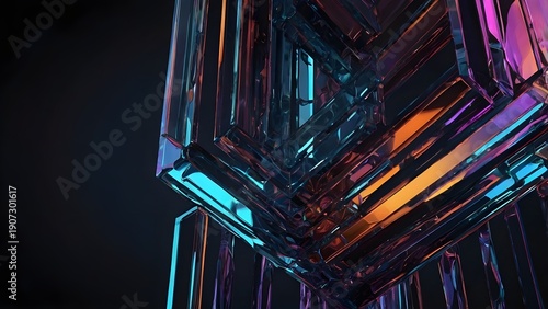 the colored graphic design