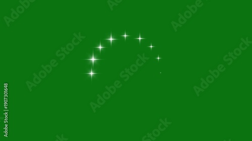 Wallpaper Mural Twinkling stars glow animation flying in night sky, shining sparkle star light effects, retro blinking doodle cartoon stars with glitter burst, 2d motion graphics on transparent and green screen 4k Torontodigital.ca
