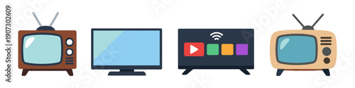 Evolution of Television: From Vintage to Smart TV, a Visual Timeline