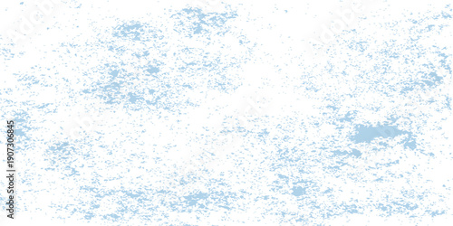 Abstract blue watercolor background with a cold winter texture featuring frozen ice crystals and a grunge liquid pattern on a light frost nature surface