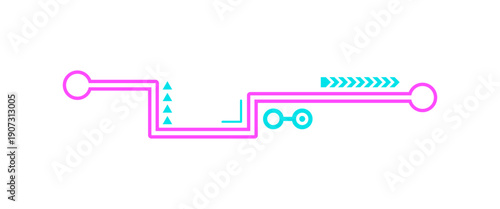 technology infographic pointer