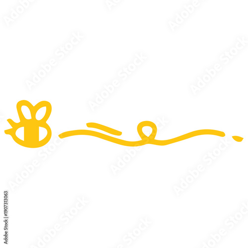 bee flying line