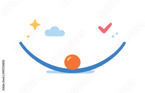 Quiet decisional gravity and the moment when a choice settles naturally without discussion or validation in mature workflows, a single element gently coming to