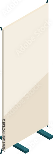 Promotional demo area panel. Empty ad display