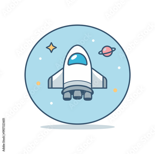 Strength in stillness and restraint as a conscious choice visualized through cosmic containment, a compact spacecraft held within a calm circular field with