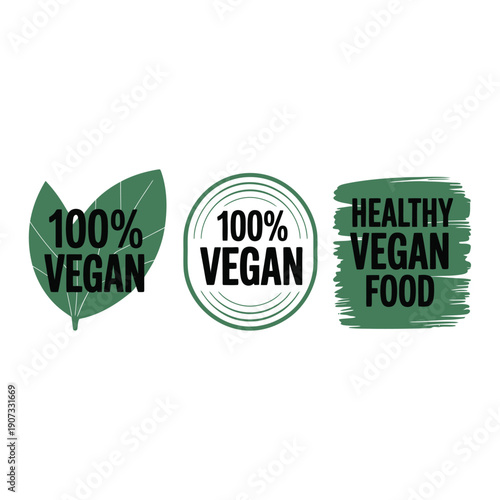 Vegan food labels and certifications for healthy plant-based products