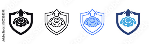 Immunity Boost icon sheet multiple style collection