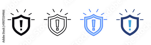 Defensive Response icon sheet multiple style collection