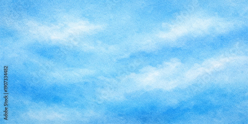 Beautiful abstract nature background featuring fluffy white clouds in a clear blue sky atmosphere during a bright summer day with sunlight and soft cloudscape beauty