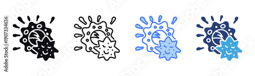 Macrophage Power icon sheet multiple style collection