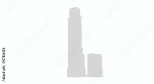 White lip balm tube with cap off on plain background