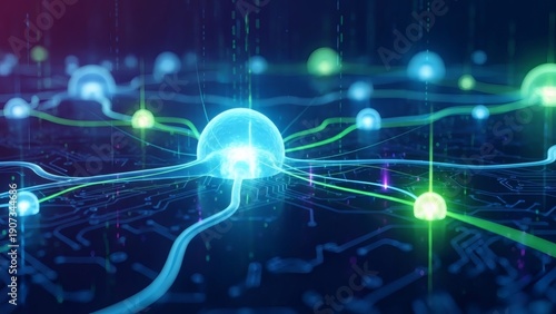 Neurons and Synaptic Connections in Human Brain.
