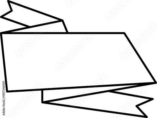 Copy Space Origami  Banner