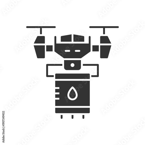 Blood Delivery Drone Icon