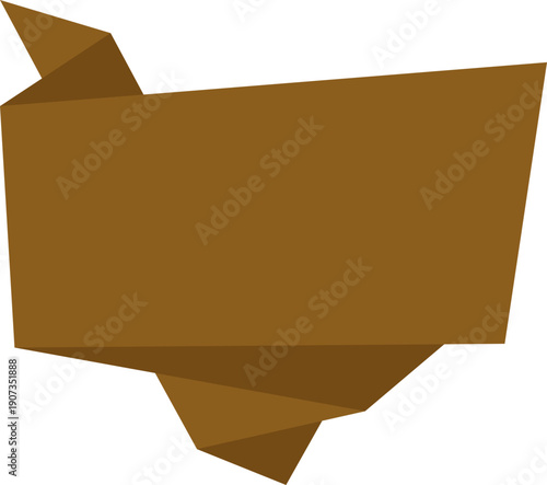 Copy Space Origami  Banner