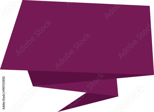 Copy Space Origami  Banner