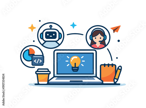 AI-Powered Solo Enterprise. High leverage solo entrepreneurship and one person companies built with AI tools replacing traditional teams and overhead, a compact