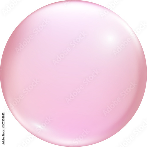 Konstfotografi Pink Gum Bubble Sphere PNG