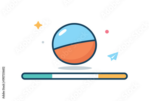 Strategic quiet anticipation and holding steady before action in professional workflows where timing outweighs speed, a single element hovering just above a