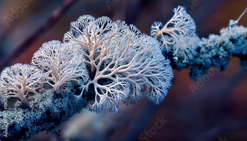 Wallpaper Mural Intricate Branching Lichen Delicate And Surreal Torontodigital.ca