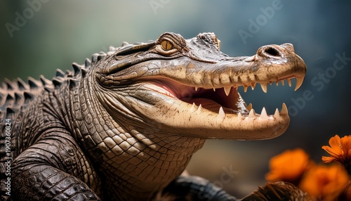 Wallpaper Mural Alligator Se Dorlotant Torontodigital.ca