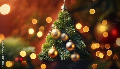 Wallpaper Mural Christmas Tree Christmas Elements Merry Christmas Ornament Torontodigital.ca