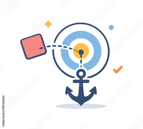 Cognitive anchoring after disruption and restoring orientation in workflows following unexpected change, a steady reference point reconnecting a gently