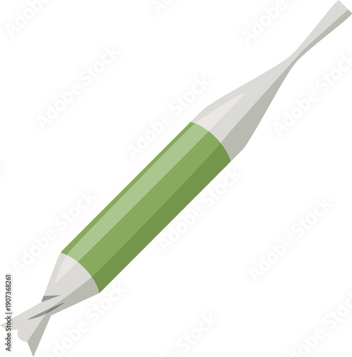 Marijuana rolled joint cartoon icon. Smoking weed