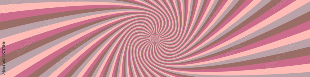Obraz premium Abstract pink spiral ray background design