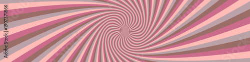 Abstract pink spiral ray background design
