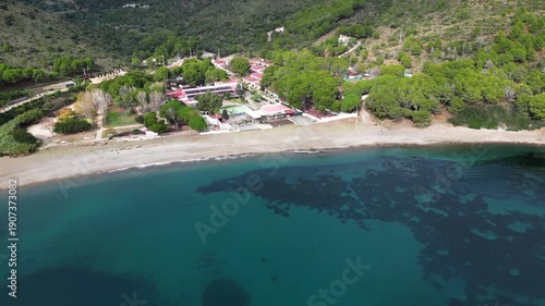 Strand im November aufgenommen. An der Costa Brava.