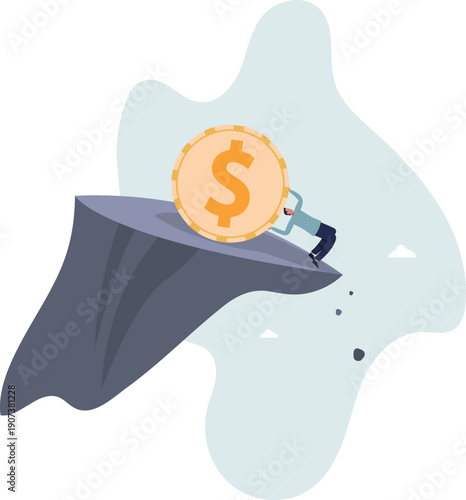 Debt, loan payment or mortgage problem, financial failure or investment risk, bankruptcy,person's life situation and his activities.