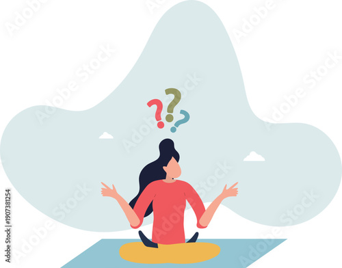 Business doubt choice, make decision on work direction,person's life situation and his activities.