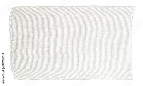 Photos New medical bandage line, first aid flying isolated on white background, clippin