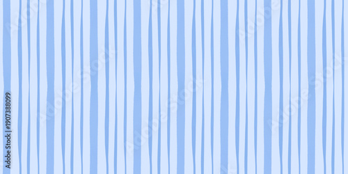 Watercolor stripe pattern with vertical and horizontal blue lines on a clean white base. Suitable for childrens blankets, table linens, and soft summer designs
