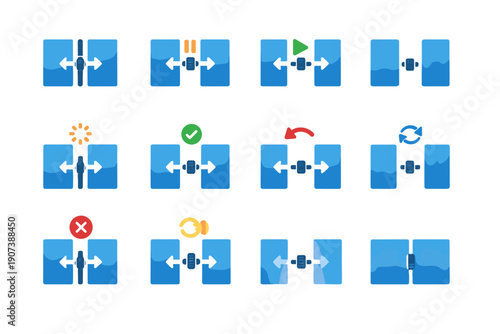 Generation state image pending icon confirmed ended simple final vector restored resize