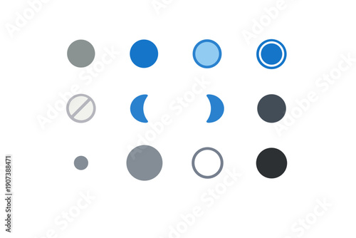 Disabled variant indicator generation last dot style focused simple vector image slide