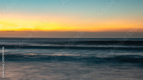 Sunset on the shoreline of Maui Hawaii