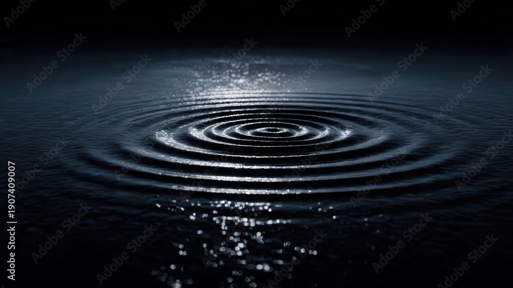 Fototapeta premium Water Ripples Reflecting Light