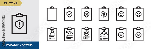 Business Document Line Icon