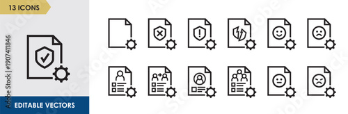 Business Document Line Icon