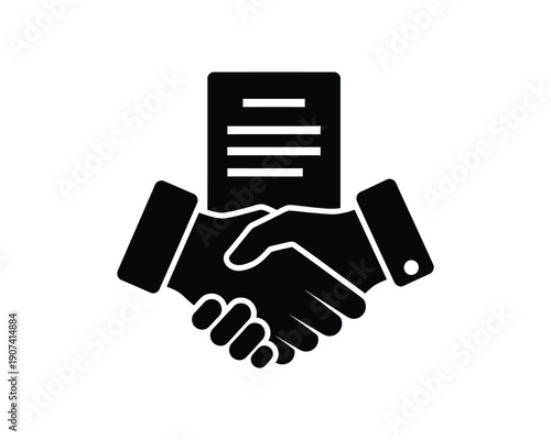 Business partnership and agreement concept