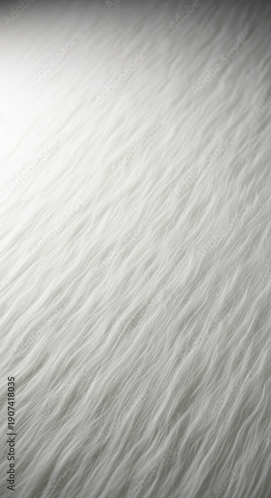 Fototapeta premium Soft, fluffy white wool texture provides an ideal, cozy background or surface for product display and winter concepts, fur, surface, fuzzy