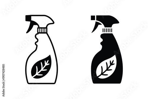 spray bottle vector illustration