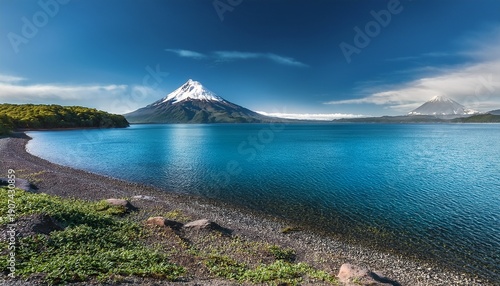 Osorno Volcano And Llanquihue Lake Parque Nacional Vicente Perez Rosales Lake District Puerto Varas Chile