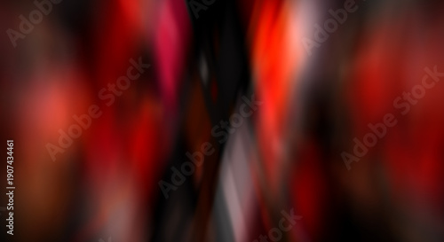 Abstract background with dynamic red and black light trails. Fluid motion blur texture, ideal for concepts of energy, speed, technology, and futuristic design.
