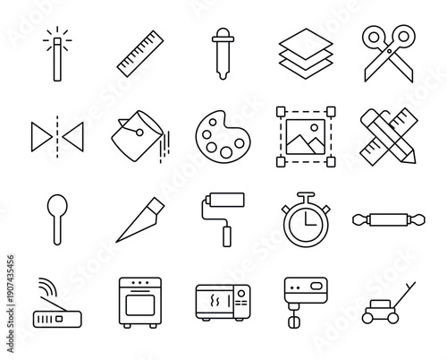 Tools icon set.
