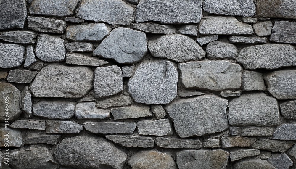 Fototapeta premium Texture Of A Gray Stone Wall